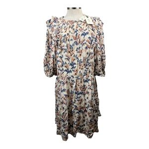 Matilda Jane Good Hart Perennial Florals Ruffled dress Size Small